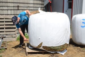 Plastiques agricoles ballot de foin